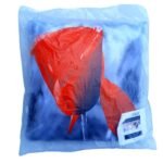 Перница - со црвена ружа