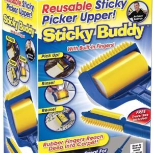 Sticky Buddy ролер за отстранување на влакна | Миење и повеќекратна употреба