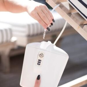 Пренослива безбедносна кутија – сеф со комбинациска брава