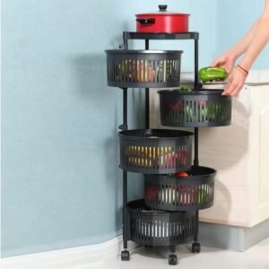 Пластична сталажа на 5 нивоа – кружна